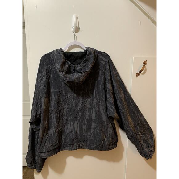 Mono B Jacket Women’s 3XL Black Gray Camo Athletic Jacket Zip - Picture 8 of 12